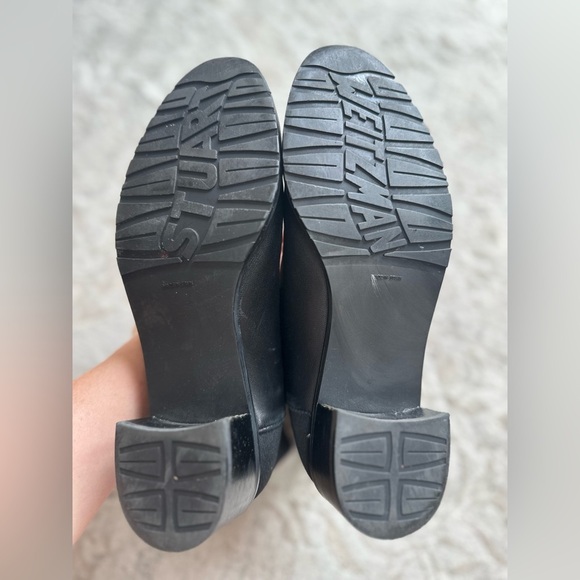 Stuart Weitzman Easy On Reserve Black Leather Chelsea Boots – Size 6 - Picture 7 of 8